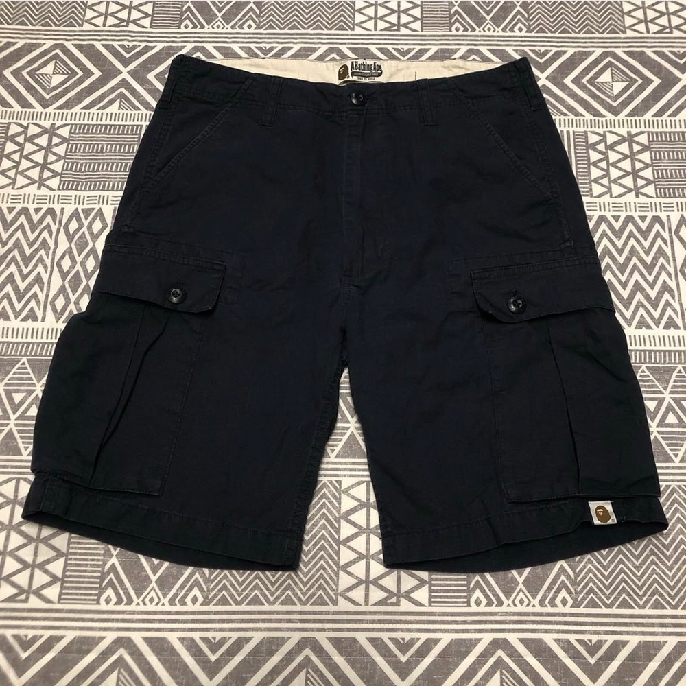 A Bathing Ape Bape Cargo Shorts Size Small